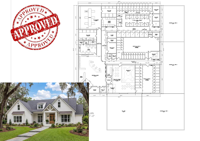 draw complete architectural, structural and mep engineering drawings for permit
