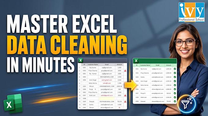 professionally clean excel data, remove duplicate and format spreadsheet