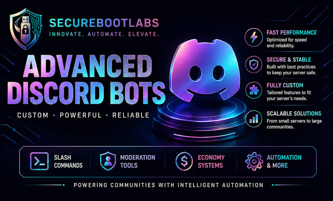 build advanced discord bots with custom web dashboards
