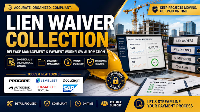 do lien waiver collection release management and construction payment workflow