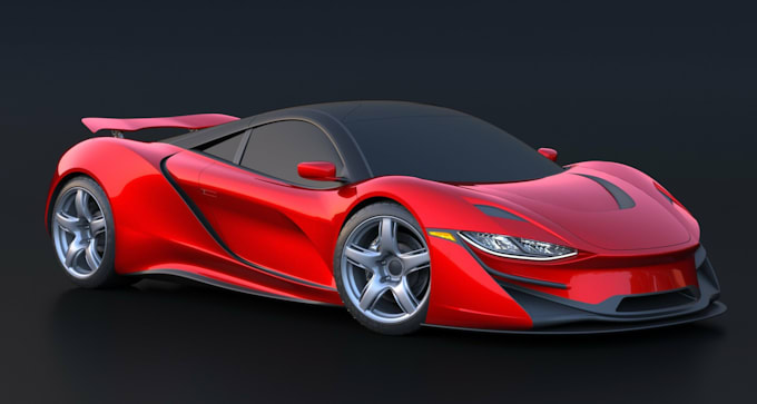 create photorealistic 3d car modeling and rendering for automotive marketing
