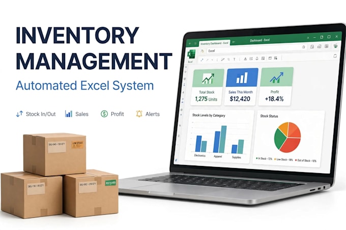 create automated inventory management with sales dashboard