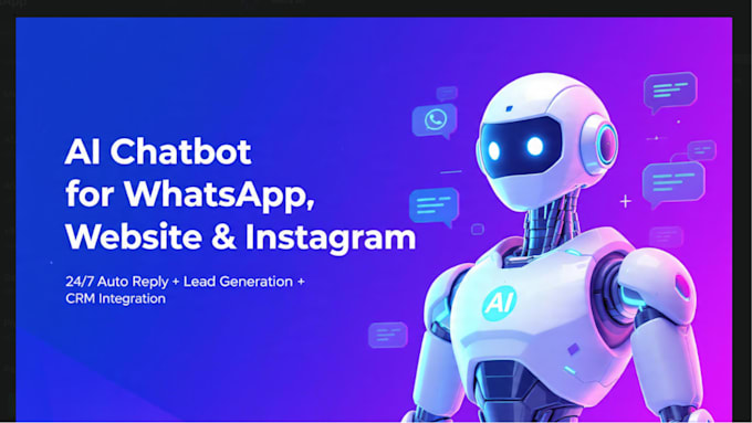 create ai chat bot for website, whatsapp and instagram dm