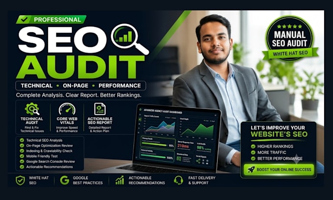 do professional website SEO audit with technical analysis