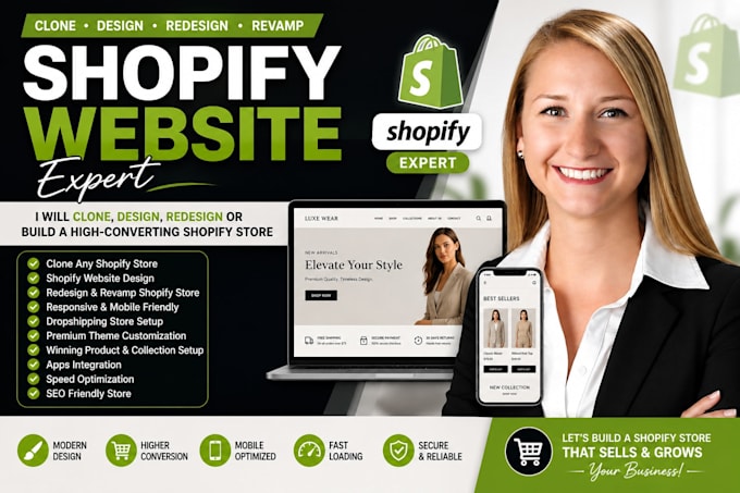 copy, build, clone shopify website redesign shopify store clone shopify store