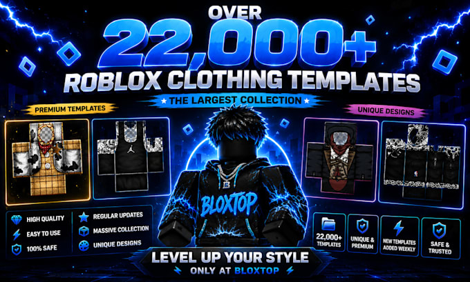 give 22,000 high quality premium roblox clothes