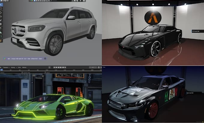 create and develop custom vehicles custom cars mods for your fivem server, gtav,
