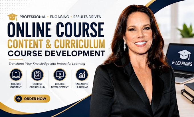 create online course content and curriculum