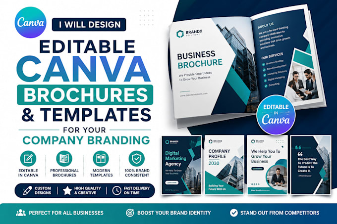 design canva template canva brochure canva editable for your company