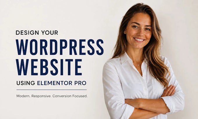 design your wordpress website using elementor pro