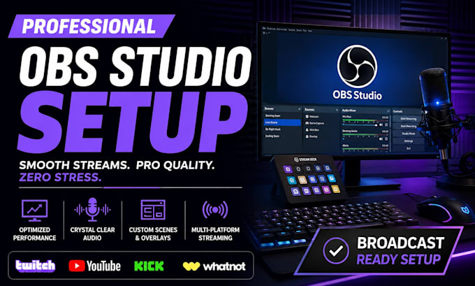 optimize obs studio for studio quality streaming content creators