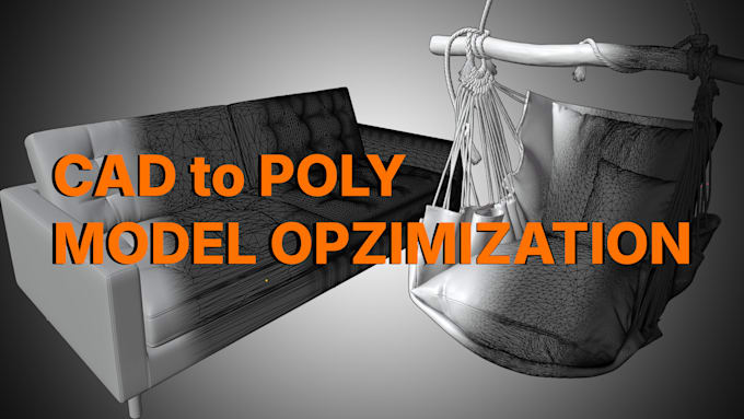optimize your cad or 3d model for web, ar and real time use