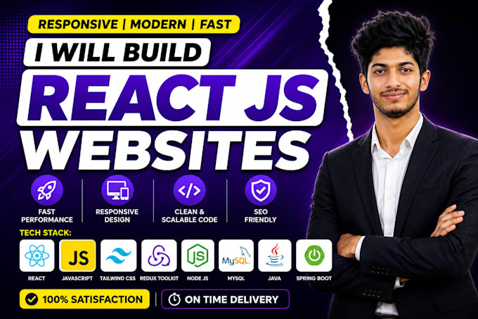 build a responsive react js website
