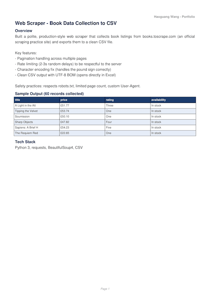 scrape website data to excel, csv or google sheets