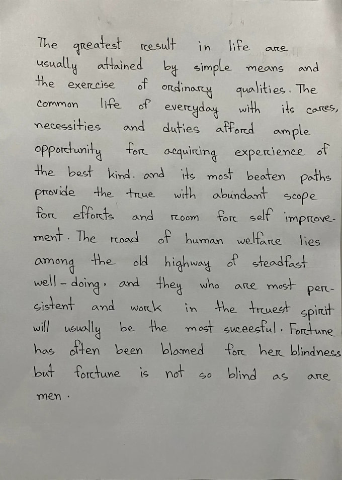 write anything with my beautiful handwriting