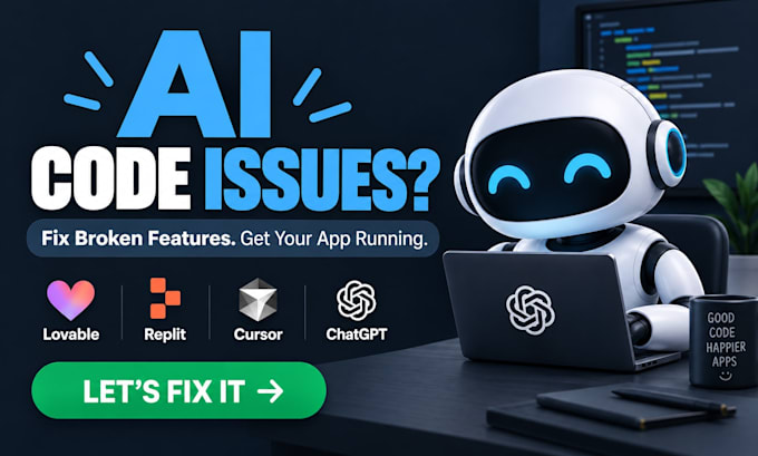fix and finish your ai generated app from lovable or replit