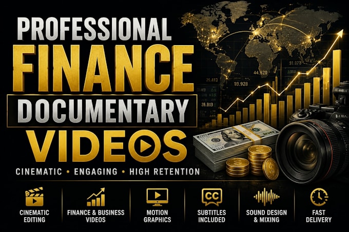 create professional finance documentary videos for youtube