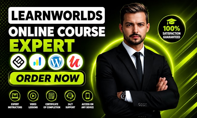 build learnworlds, kajabi, teachable, thinkific course website