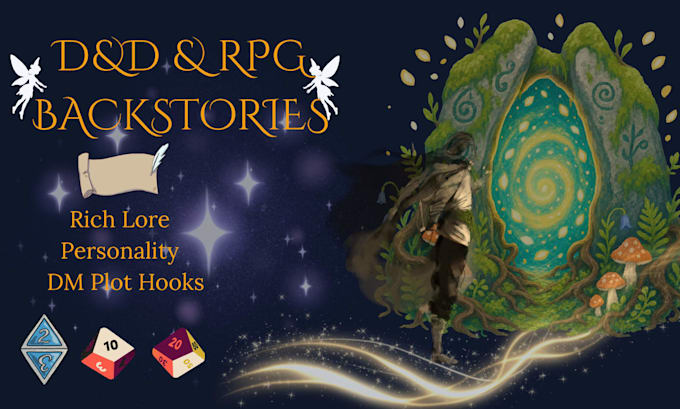 write a compelling dnd or rpg character backstory and profile