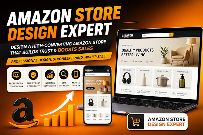 design amazon storefront, amazon brand store, amazon store design