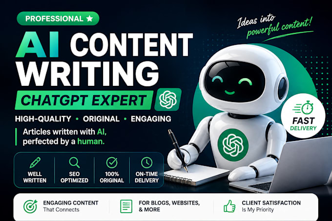 write professional content with chatgpt and ai