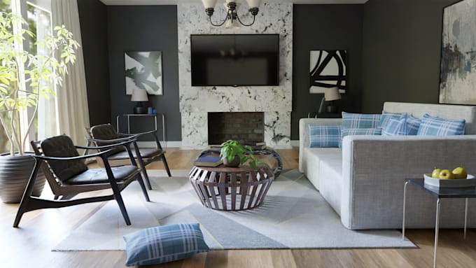 create 3d interior renders in blender