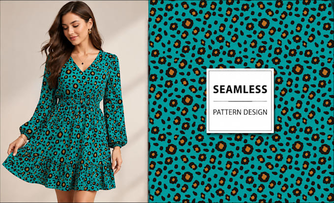 create seamless pattern for textile, fabric and wallpaper