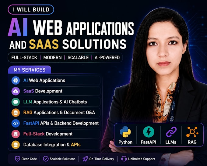 build ai web applications and saas solutions