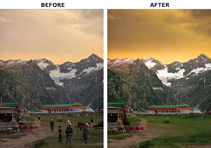 do professional lightroom photo editing and color correction