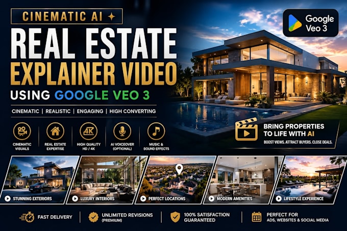 create cinematic ai real estate explainer video using google veo3