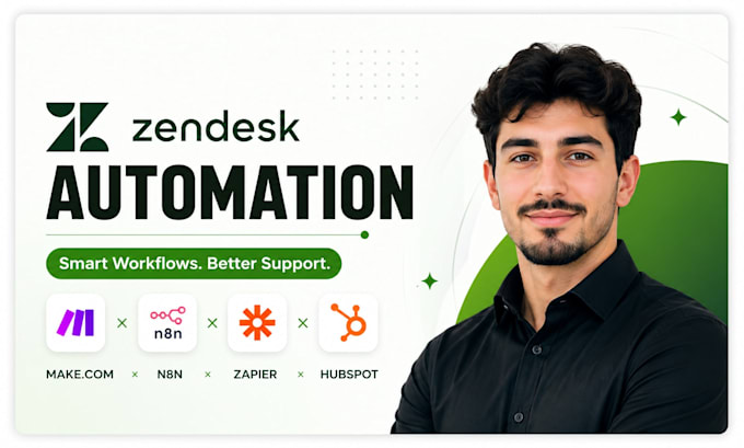 build zendesk automation workflow with make com n8n zapier