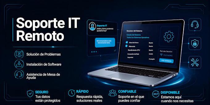 provide IT support, remote assistance and troubleshooting
