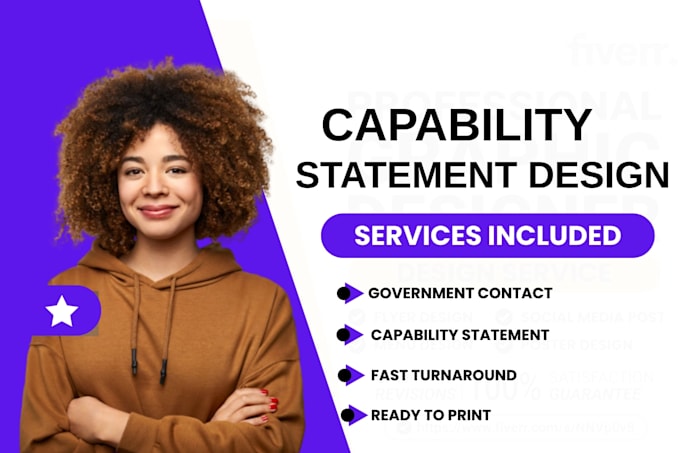 design or redesign your government capability statement