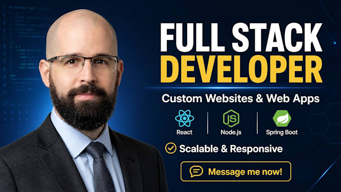 develop a custom ecommerce website as your full stack developer