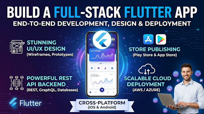 design a flutter mobile app with firebase