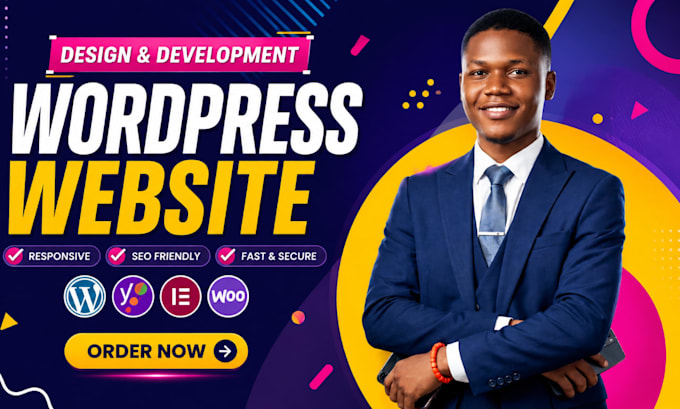 build, redesign wordpress website with elementor for business or blog