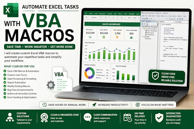 automate microsoft excel tasks using vba macros
