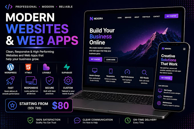 build a modern website or web app