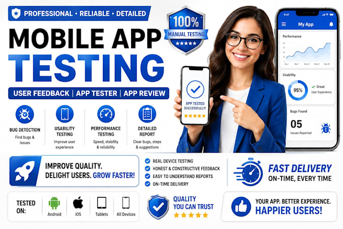 test your mobile app user feedback app tester app review mobile app review