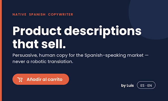 write native spanish product descriptions that convert