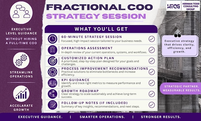 provide a fractional coo strategy session