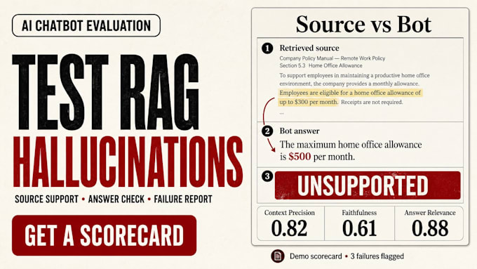 test your rag chatbot for hallucinations