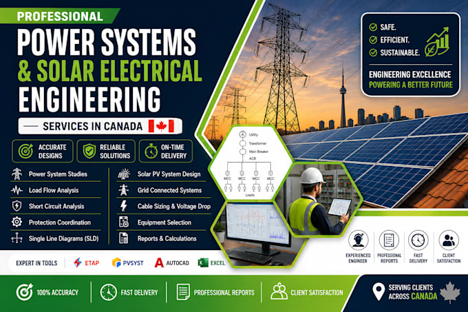 provide power systems and solar electrical engineering in canada
