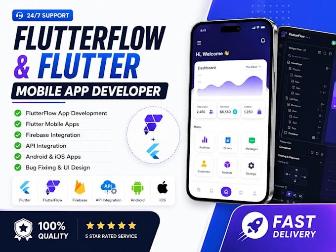 be your expert flutterflow mobile app developer flutter mobile app developer