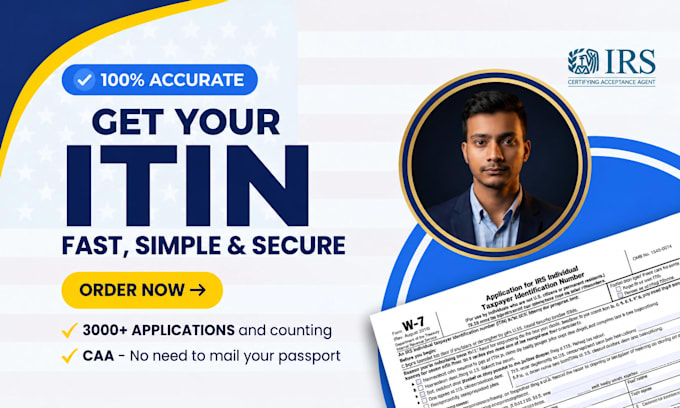 get your itin number as caa