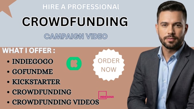 create crowdfunding video for kickstarter indiegogo gofundme