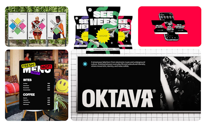 design a bold, playful, gen z brand identity