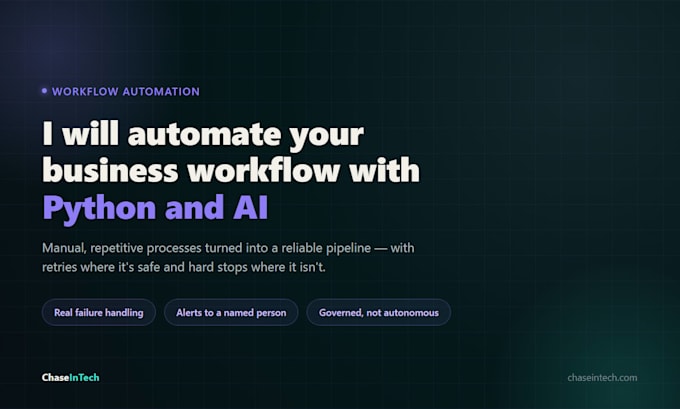 automate your business workflow with python and ai
