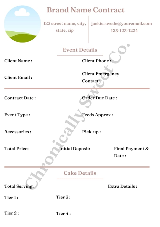 create a personalized customer order page