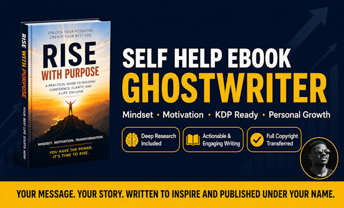 ghostwrite a self help and personal development ebook for KDP authors